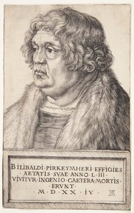 Willibald Pirckheimer autorstwa Albrecht Dürer