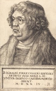 Willibalda Pirckheimera, 1524. autorstwa Albrecht Dürer