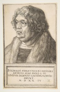 Willibalda Pirckheimera, 1524. autorstwa Albrecht Dürer