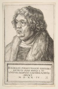 Willibalda Pirckheimera, 1524. autorstwa Albrecht Dürer