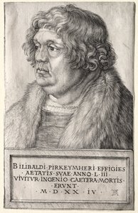 Willibald Pirkheimer autorstwa Albrecht Dürer