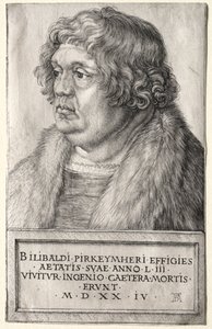 Willibalda Pirkheimera, 1524. autorstwa Albrecht Dürer