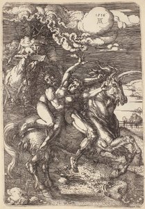 Porwanie na jednorożcu autorstwa Albrecht Dürer