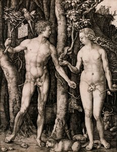 Adam i Ewa autorstwa Albrecht Dürer