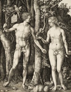 Adam i Ewa autorstwa Albrecht Dürer