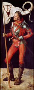 Ołtarz Paumgartner: „Święty Eustachius” Obraz Albrechta Durera (1471-1528) ok. 1504 r. Słońce. 157x61 cm Monachium, Stara Pinakoteka autorstwa Albrecht Dürer