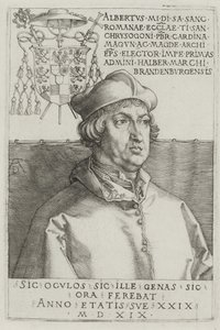 Kardynał Albrecht Brandenburgii autorstwa Albrecht Dürer