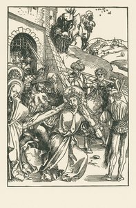 Chrystus niosący krzyż, ok. 1500 r. (drzeworyt) autorstwa Albrecht Dürer or Duerer