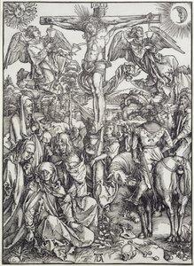 Chrystus na krzyżu (Wielka Męka) (rycina) autorstwa Albrecht Dürer