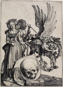 Herb z czaszką, ok. 1930 r. 1503 autorstwa Albrecht Dürer