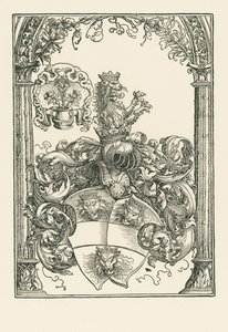 Herb Jacoba de Bannissis, ok. 1515 r. (drzeworyt) autorstwa Albrecht Dürer or Duerer