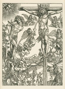 Ukrzyżowanie (Wielka Kalwaria), ok. 1496-00 (drzeworyt) autorstwa Albrecht Dürer or Duerer