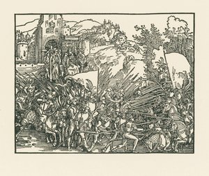 Holofernes walczący z Żydami autorstwa Albrecht Dürer or Duerer