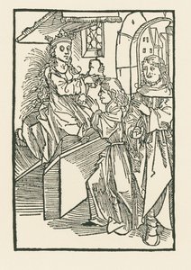 Ilustracja na stronie tytułowej "Oratio Cassandre Venete" autorstwa Albrecht Dürer or Duerer