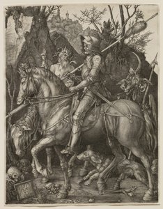 Rycerz, Śmierć i Diabeł autorstwa Albrecht Dürer