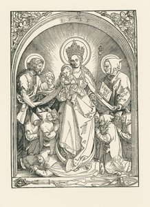 Madonna z mnichami kartuzami, święci Jan Chrzciciel i Bruno autorstwa Albrecht Dürer or Duerer