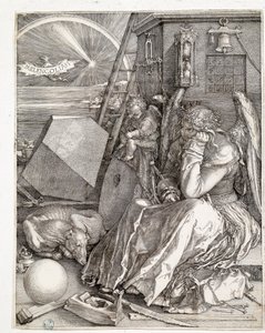 Melancholia I (Grawerowanie autorstwa Albrecht Dürer