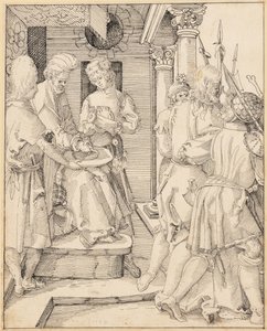 Piłat umywa ręce autorstwa Albrecht Dürer