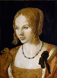 Portret młodej kobiety weneckiej Obraz Albrechta Durera (1471-1528) autorstwa Albrecht Dürer