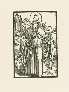 Święty Antoni Wielki autorstwa Albrecht Dürer or Duerer