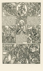 Święta Birgitta i Dziewica wstawiające się za potępionymi autorstwa Albrecht Dürer or Duerer