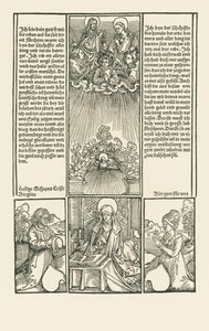 Święta Birgitta jako orędowniczka z modlącym się małżeństwem autorstwa Albrecht Dürer or Duerer