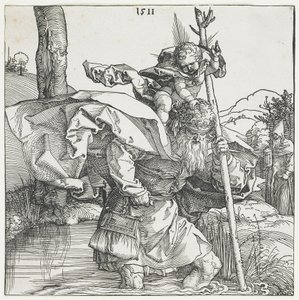 Święty Krzysztof autorstwa Albrecht Dürer