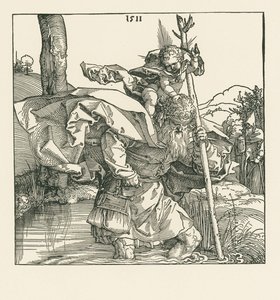 Święty Krzysztof autorstwa Albrecht Dürer or Duerer