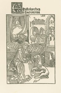Święty Hieronim w swoim gabinecie autorstwa Albrecht Dürer or Duerer