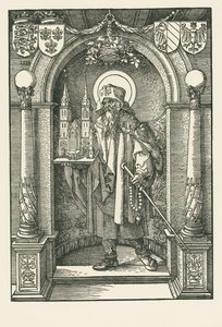 Święty Sebald w niszy autorstwa Albrecht Dürer or Duerer