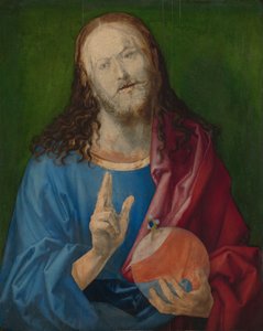 Salvator Mundi, ok.1505 (olej na lipie) autorstwa Albrecht Dürer