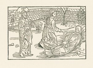 Szóste dzieło miłosierdzia: Troska o pochówek bliźniego autorstwa Albrecht Dürer or Duerer