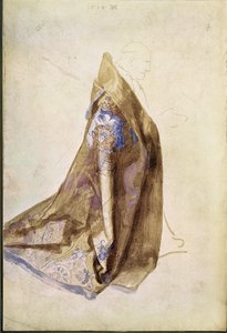 Studium szaty papieża Juliusza II do obrazu "Dziewica z wieńcem róż autorstwa Albrecht Dürer or Duerer