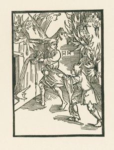 Syn zapomniał o sobie autorstwa Albrecht Dürer or Duerer