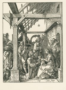 Adoracja Trzech Króli autorstwa Albrecht Dürer or Duerer