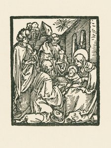 Adoracja Trzech Króli autorstwa Albrecht Dürer or Duerer
