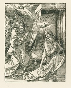 Zwiastowanie, ok. 1510 (drzeworyt) autorstwa Albrecht Dürer or Duerer