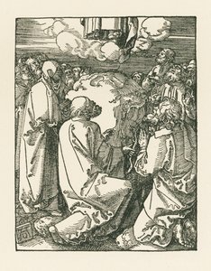 Wniebowstąpienie, ok. 1510 (drzeworyt) autorstwa Albrecht Dürer or Duerer