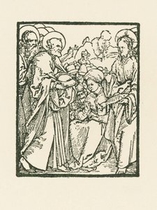 Nakarmienie pięciu tysięcy osób autorstwa Albrecht Dürer or Duerer