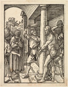 Biczowanie, 1509-11 autorstwa Albrecht Dürer
