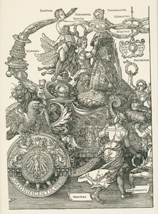 Wielki wóz triumfalny autorstwa Albrecht Dürer or Duerer