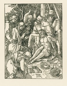 Lament nad Chrystusem, ok. 1509-10 (drzeworyt) autorstwa Albrecht Dürer or Duerer