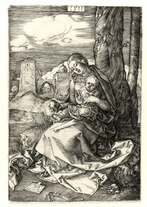 Madonna z gruszką autorstwa Albrecht Dürer