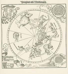 Południowa półkula globu niebieskiego autorstwa Albrecht Dürer or Duerer
