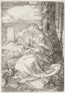 Dziewica z Dzieciątkiem z Gruszką autorstwa Albrecht Dürer