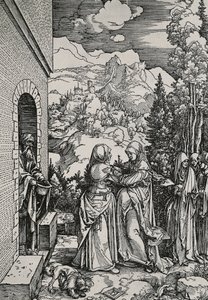Nawiedzenie Matki Boskiej autorstwa Albrecht Dürer