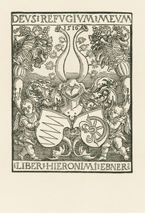 Płyta z książkami Hieronima Ebnera autorstwa Albrecht Dürer or Duerer