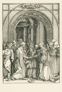 Zaślubiny Dziewicy, ok. 1504 (drzeworyt) autorstwa Albrecht Dürer or Duerer