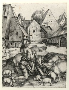 Syn marnotrawny autorstwa Albrecht Dürer