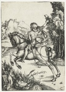 Mały kurier autorstwa Albrecht Dürer or Duerer